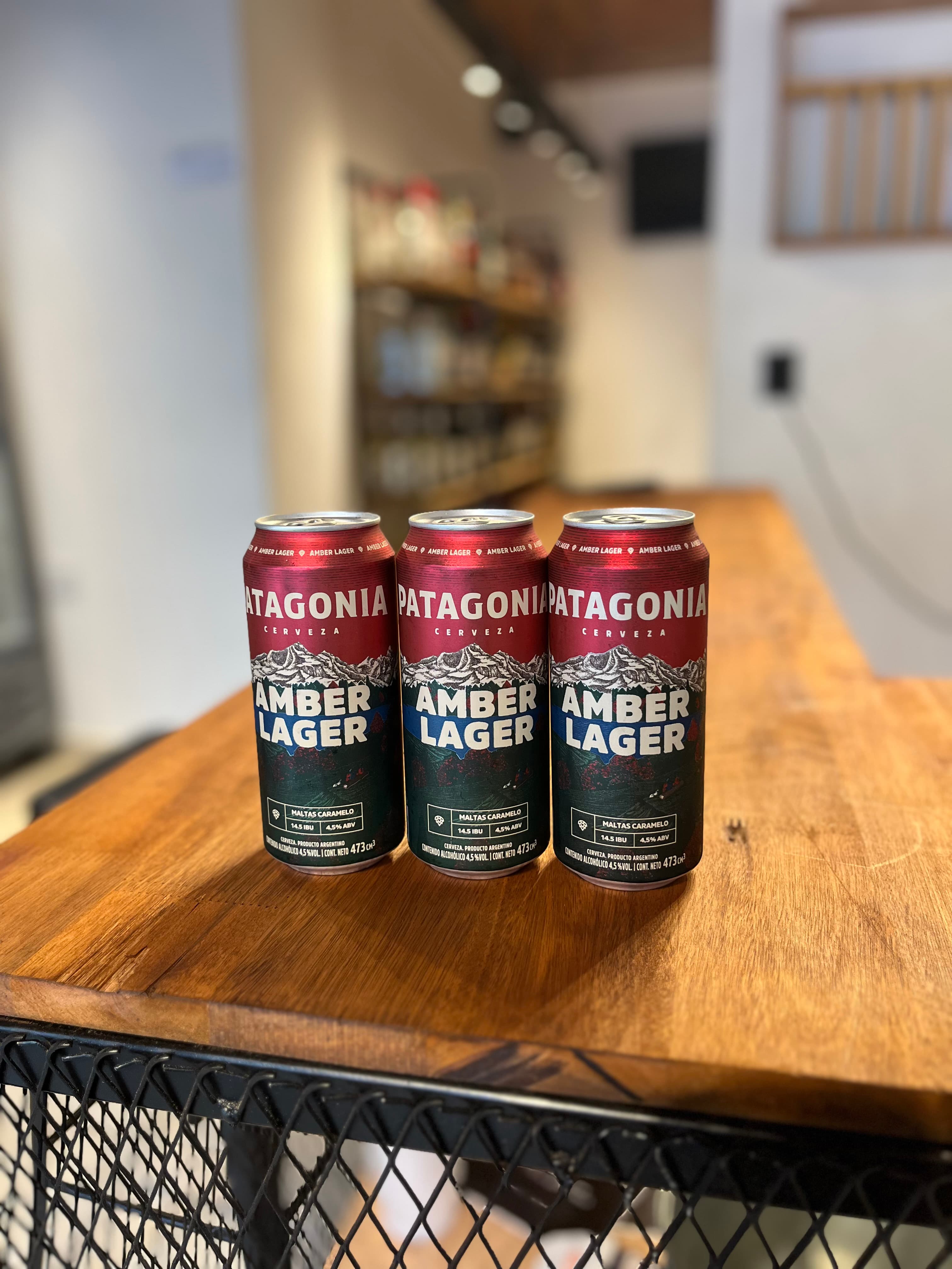 Pack de cervezas Patagonia Amber 473ml