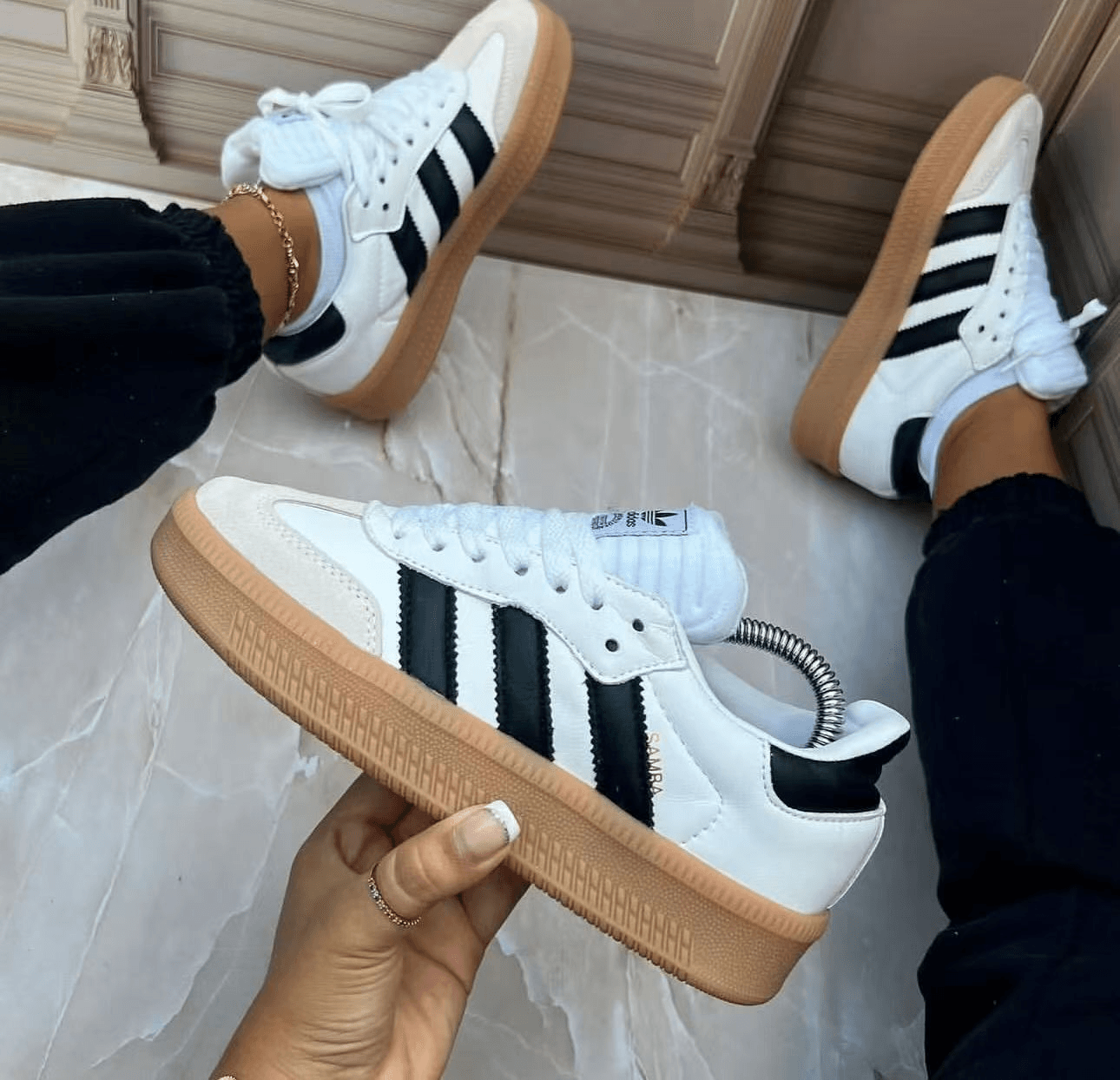 ADIDAS SAMBA CON PLATAFORMA