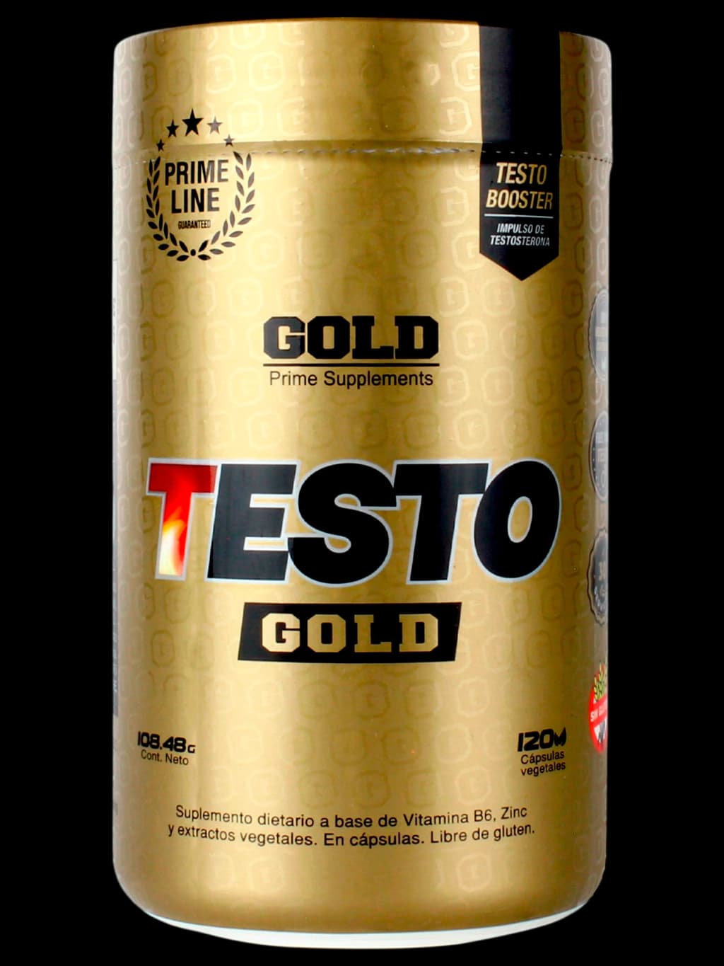 TESTO GOLD - 120 CÁPSULAS VEGETALES I PRIME LINE