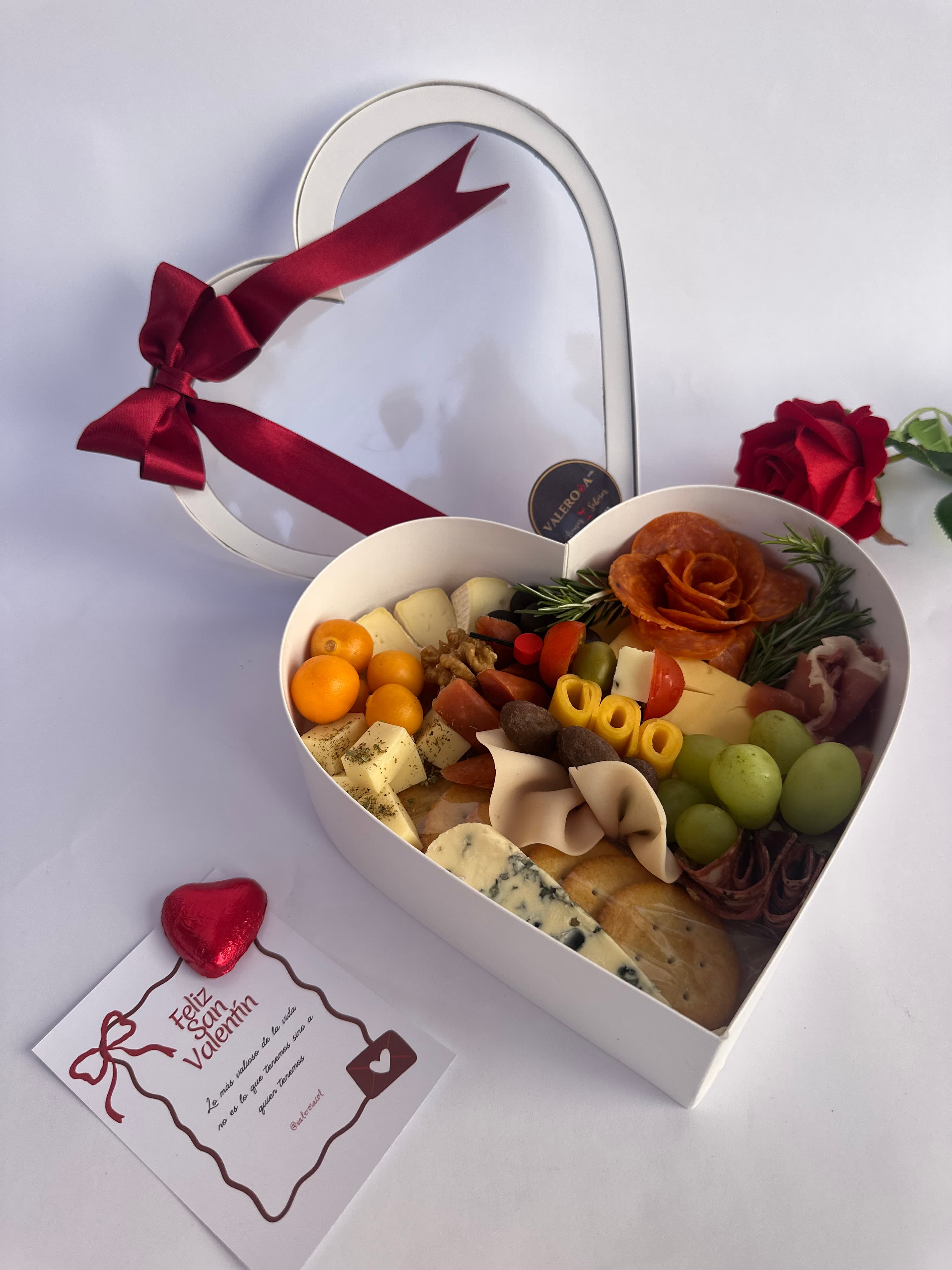 Tabla de quesos íntimo corazón 