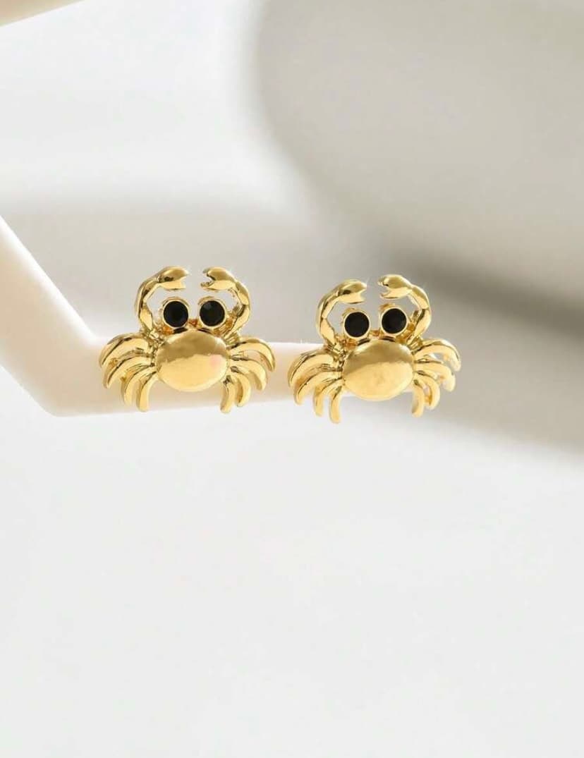 Pendiente con diseño de cangrejo