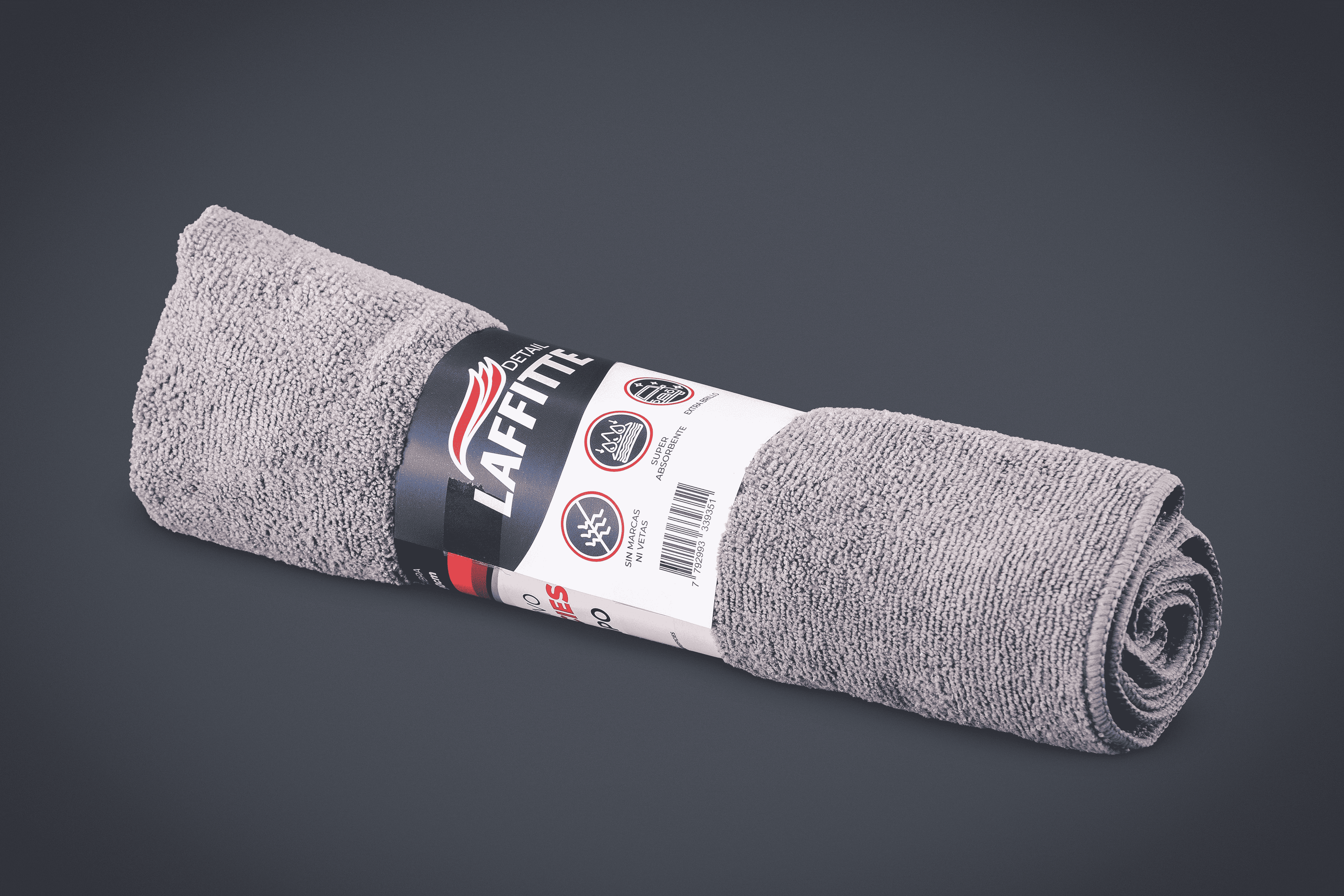 PAÑO DE MICROFIBRA GRIS 60X90CM