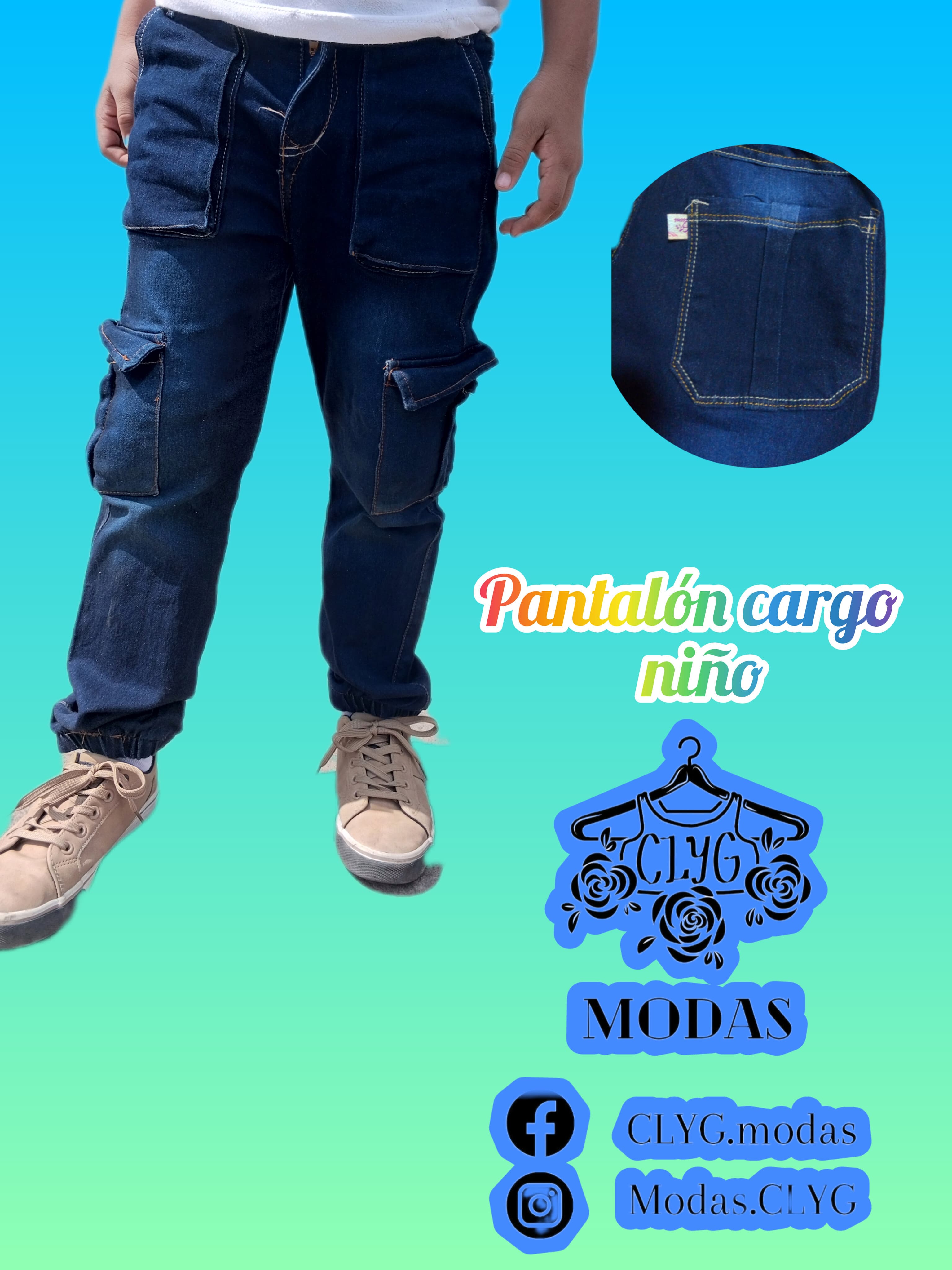 Pantalón cargo niño