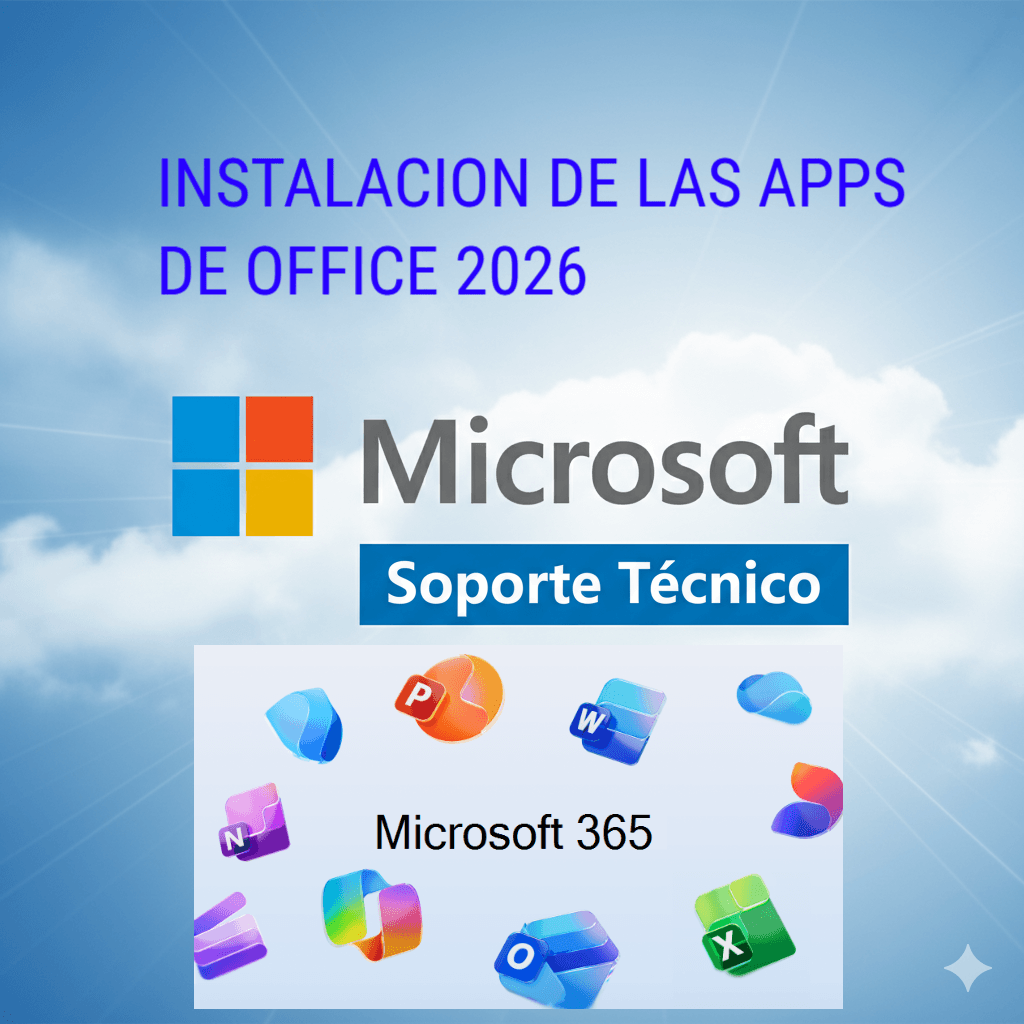 INSTALACION DE LAS APLICACIONES DE OFFICE 2026 (CON O SIN LICENCIA)