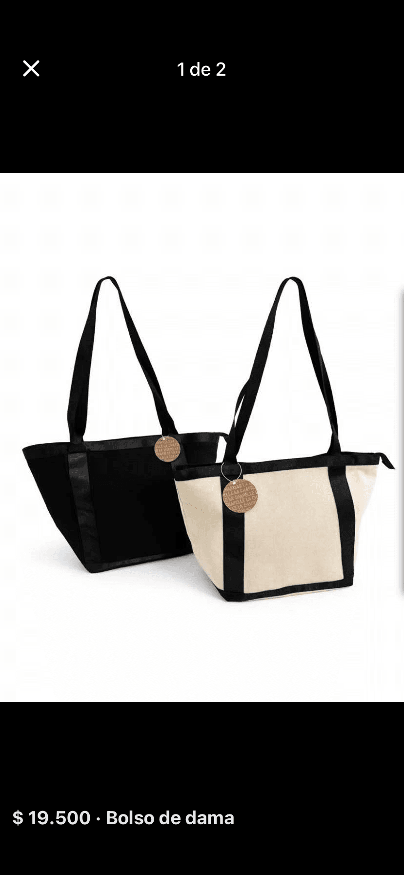 Bolso de lona