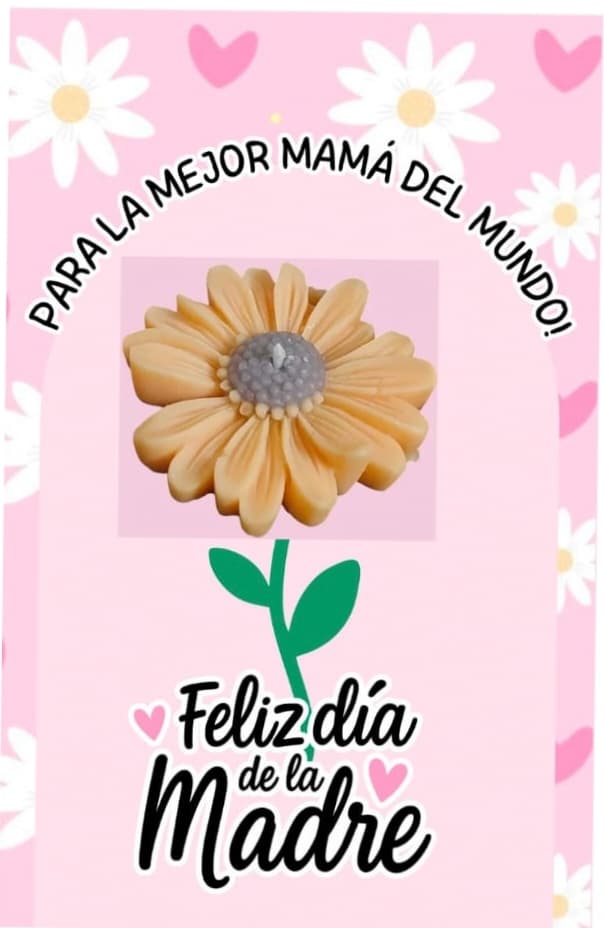 Vela Margarita con Tarjeta