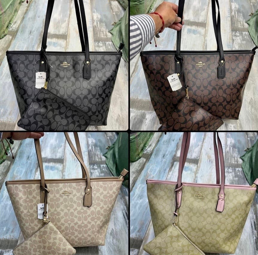 Bolso coach + cosmetiquera