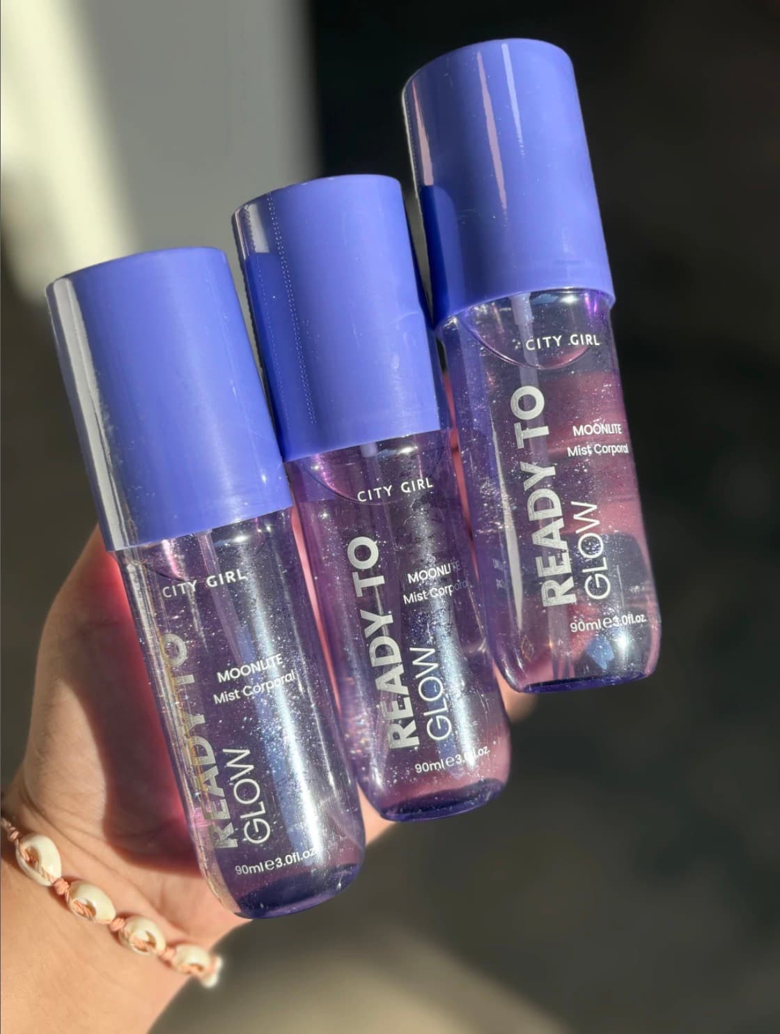 Body Mist con Glitter - City Girl - Moonlite
