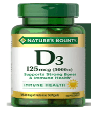 Vitamina D3 Nature's Bounty