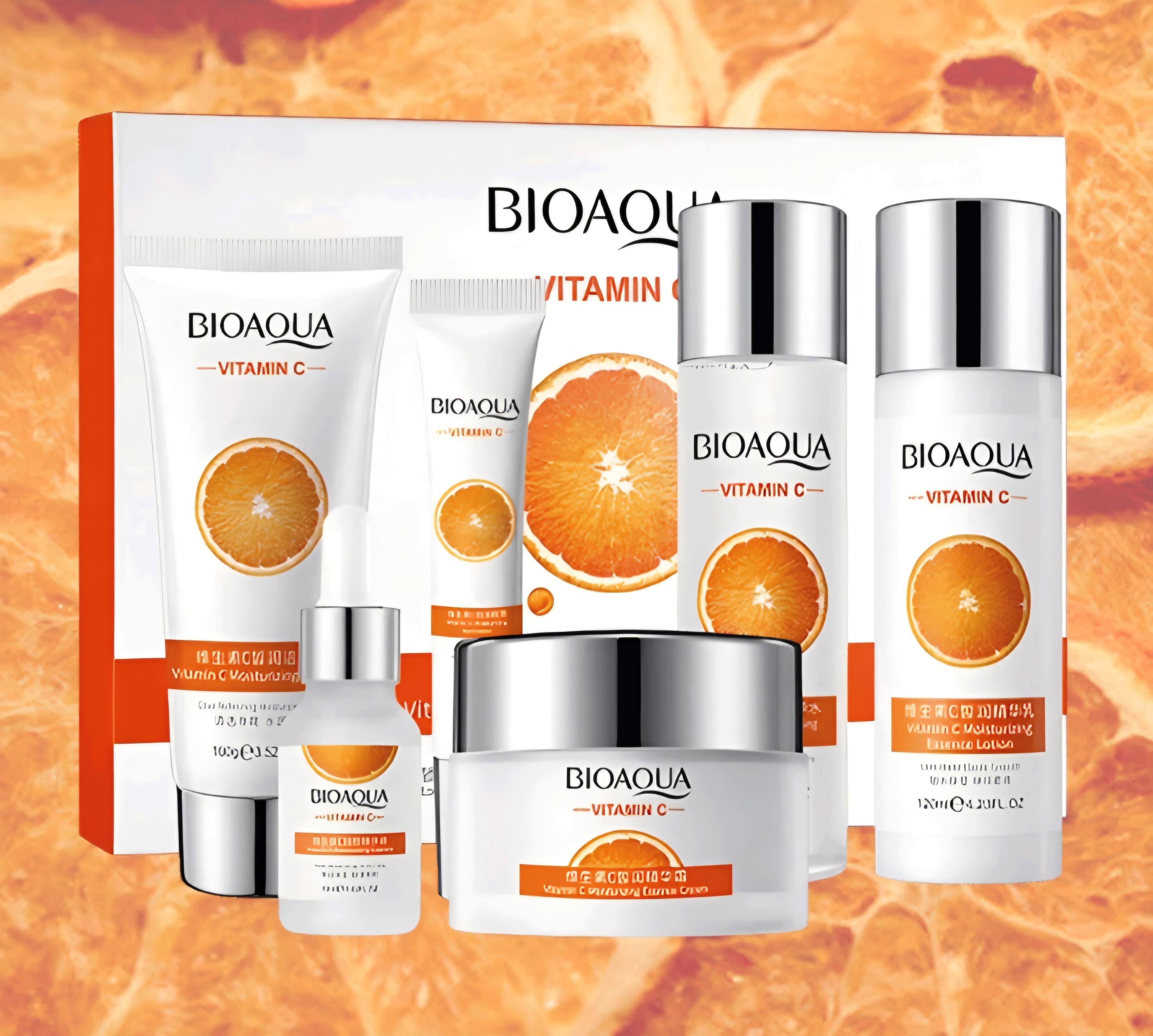Kit de Lujo Facial Vitamina C Bioaqua 