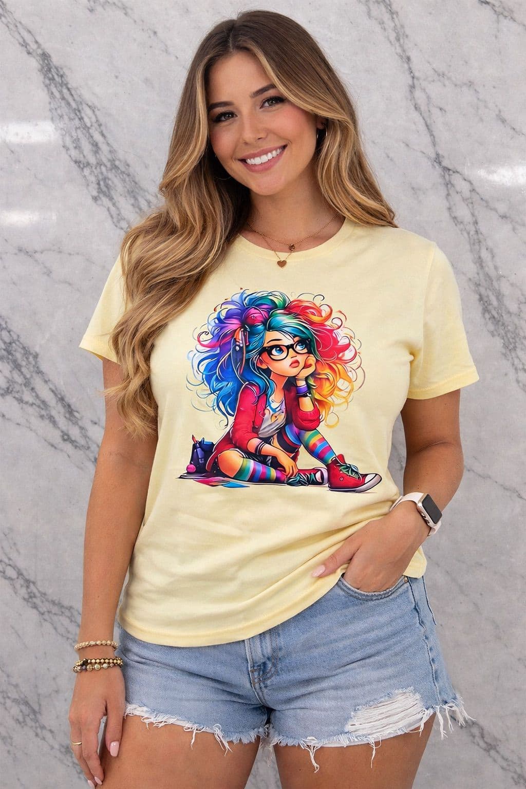 Camiseta Color Girl Style