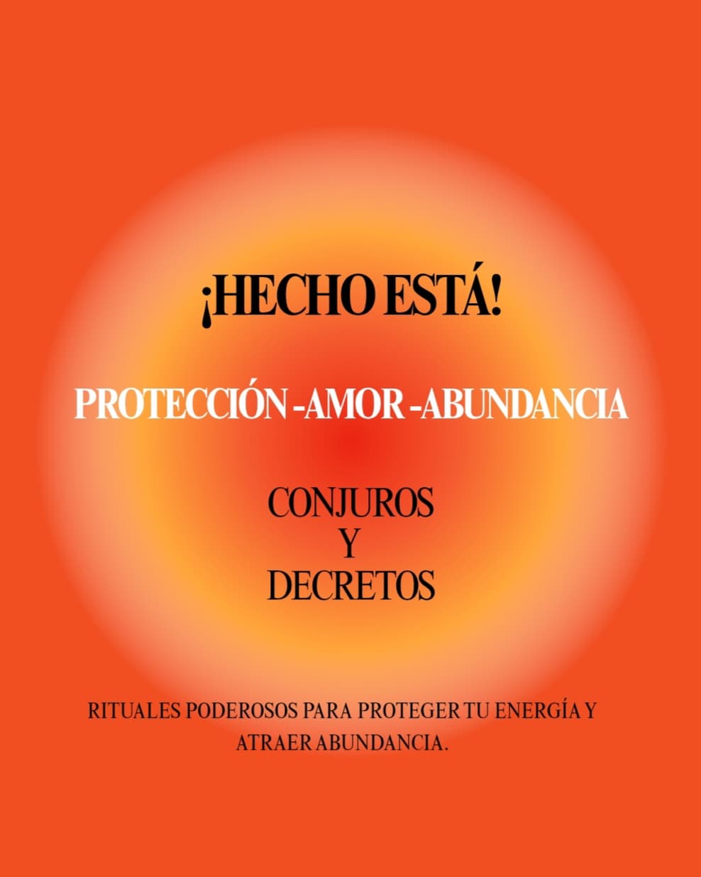 Exclusivo/¡Echo Esta! Conjuros y Decretos 