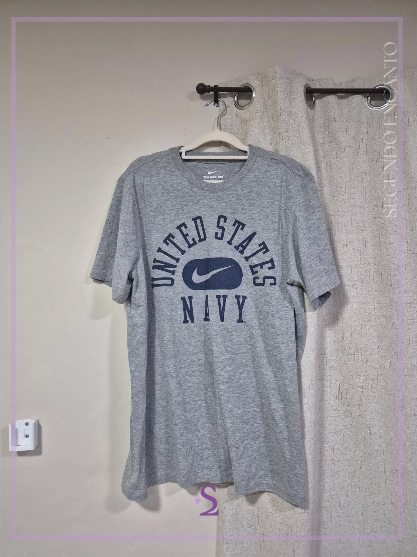 Camisa gris de algodon M