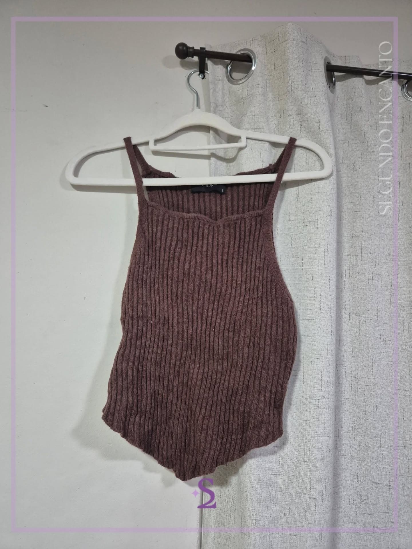 Crop top de tirantes  L