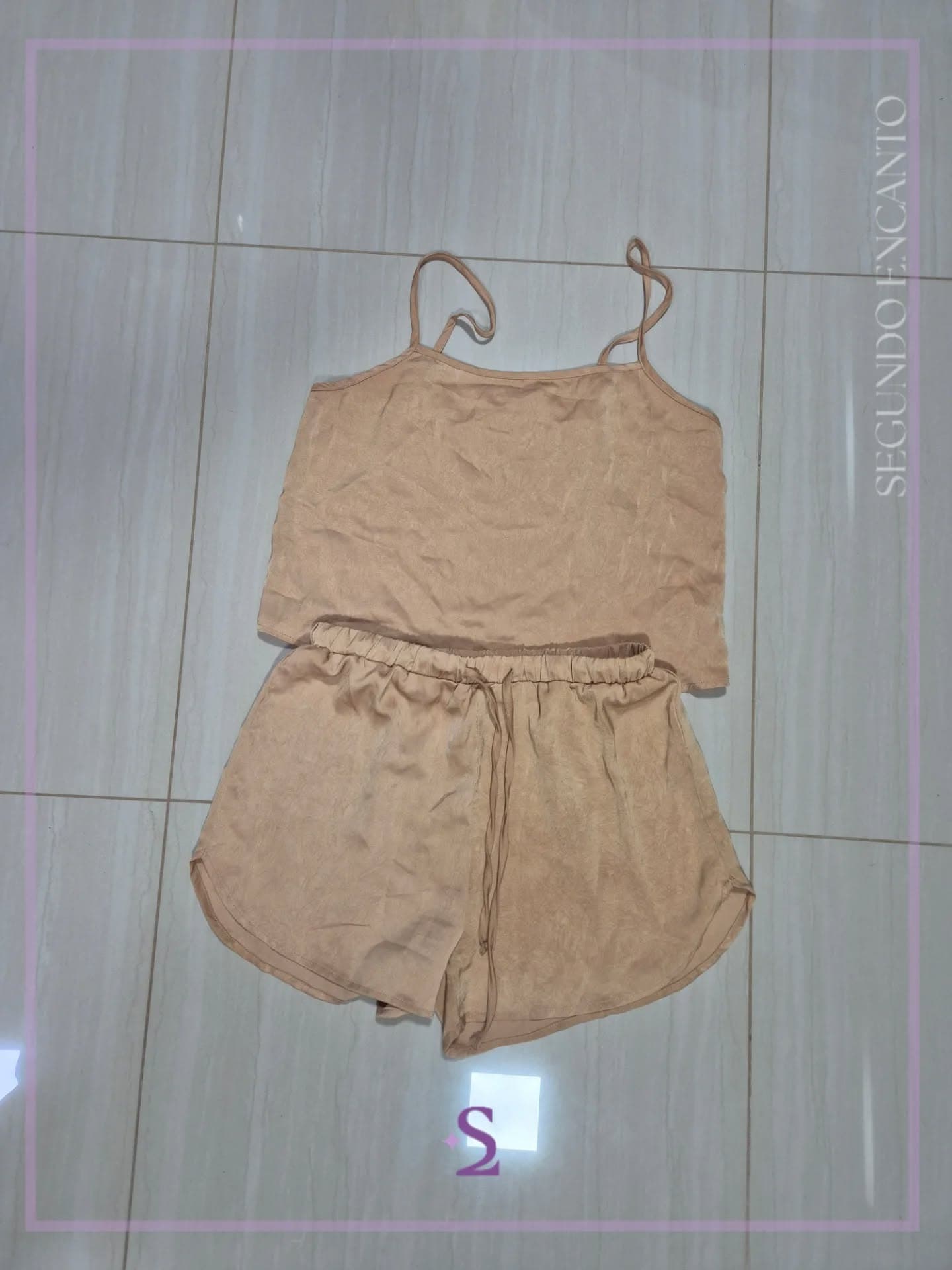 Conjunto pijama de tirantes L/M