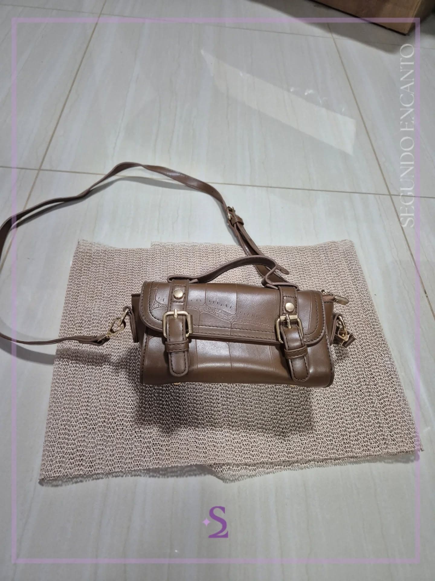 Mini cartera café