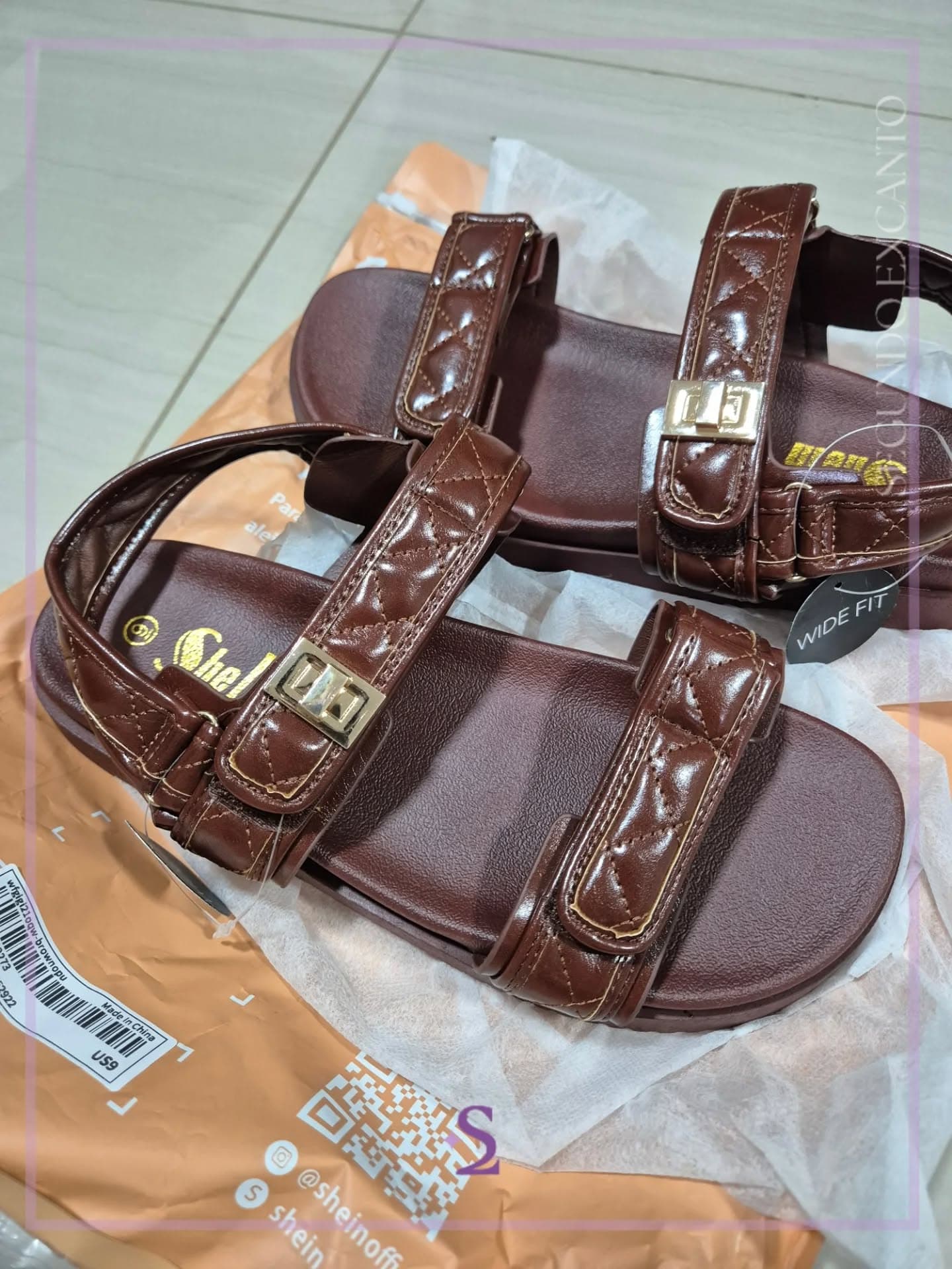 Sandalias marrones nuevas US9