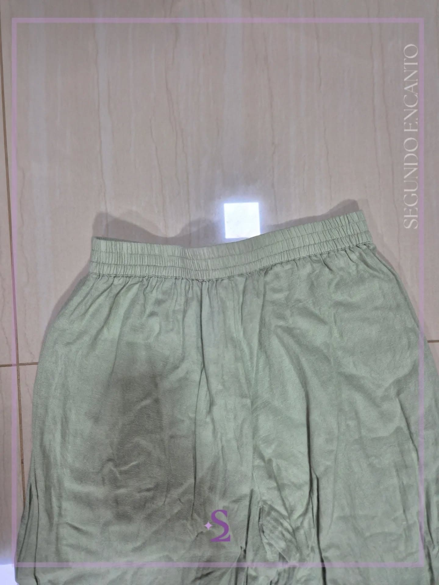 Pantalon verde playero M