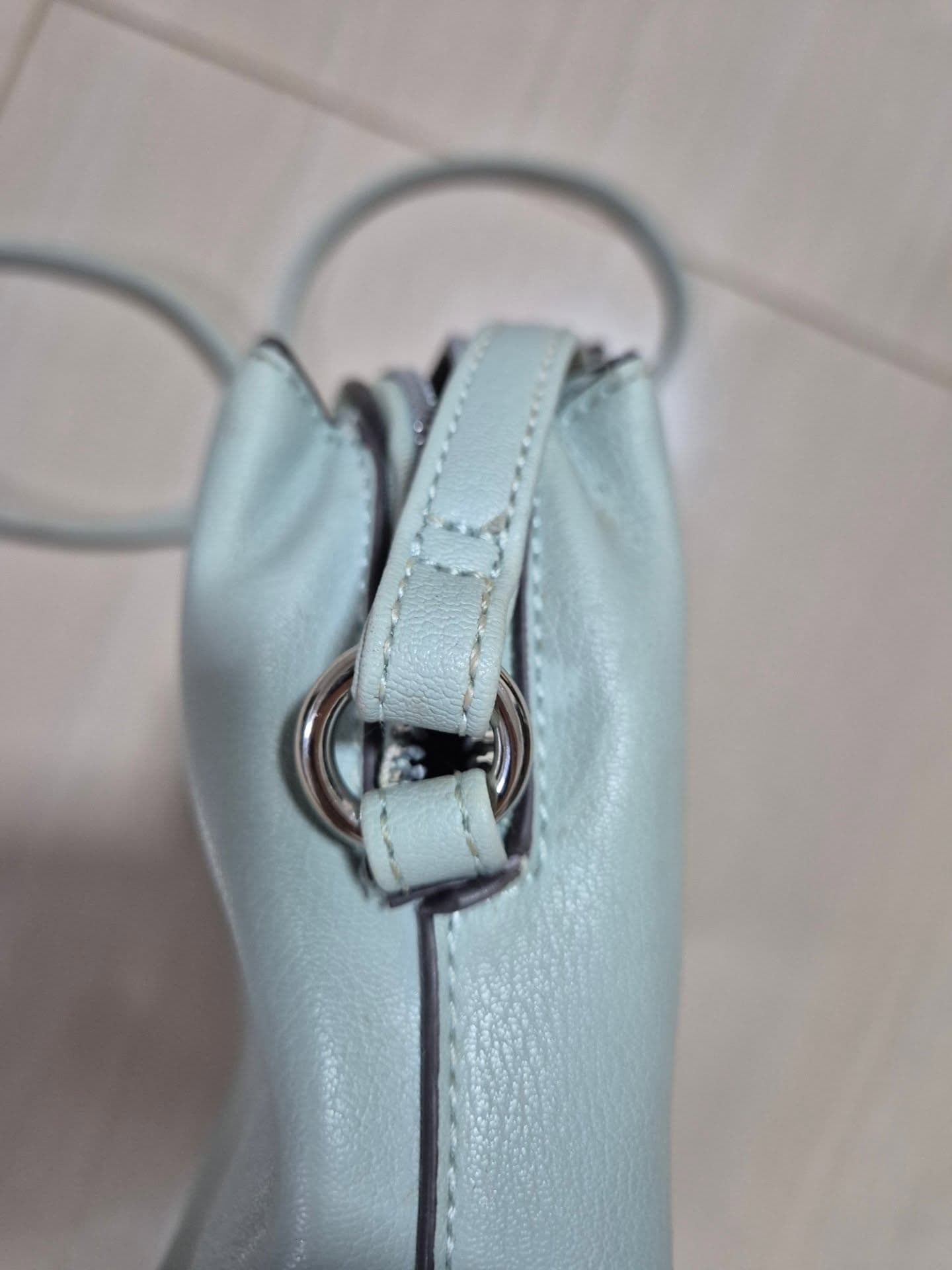Cartera crossbody verde menta