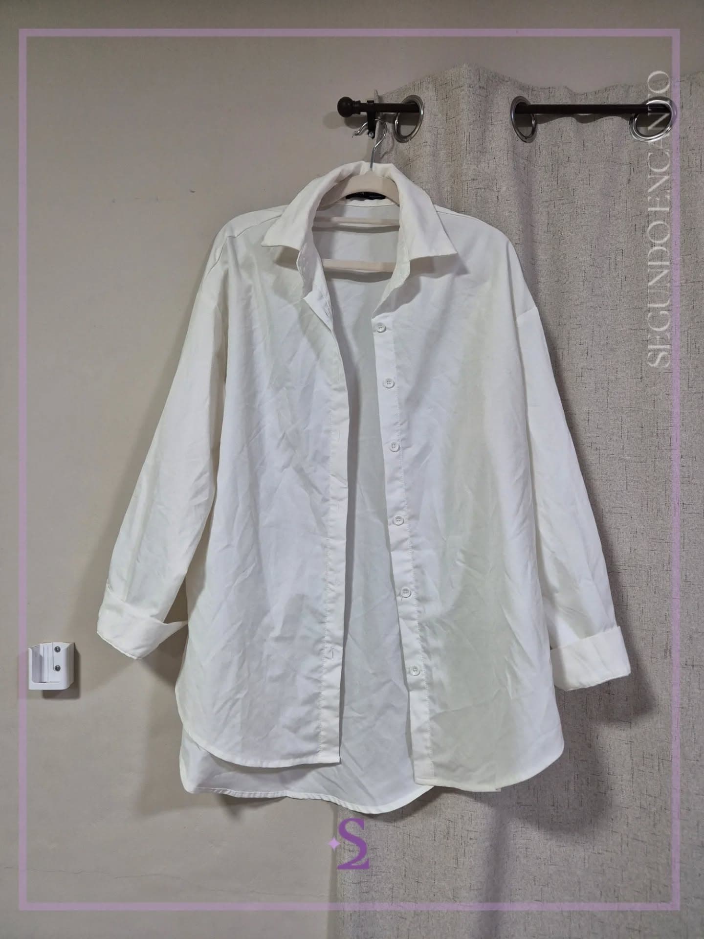 Camisa blanca L oversized