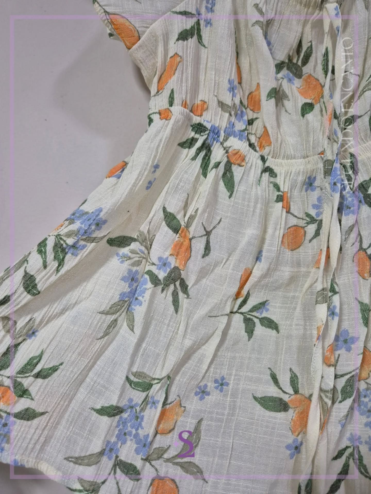 Blusa traslucida con elastico en la cintura S/M
