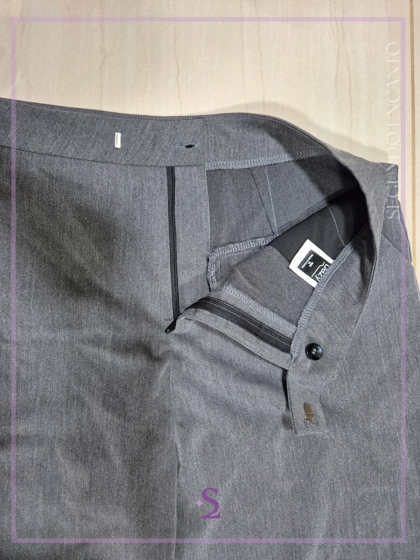 Pantalon gris formal L/M
