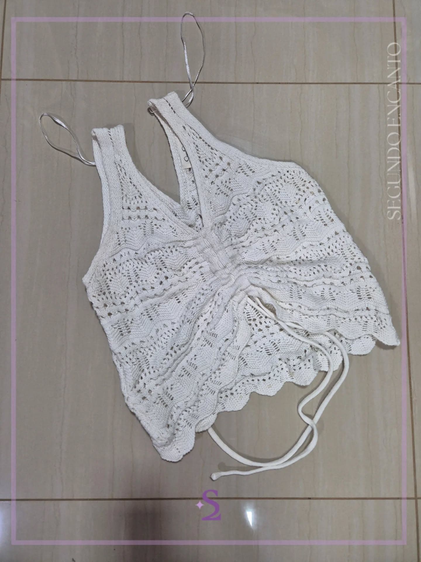 Top tejido blanco XS/S
