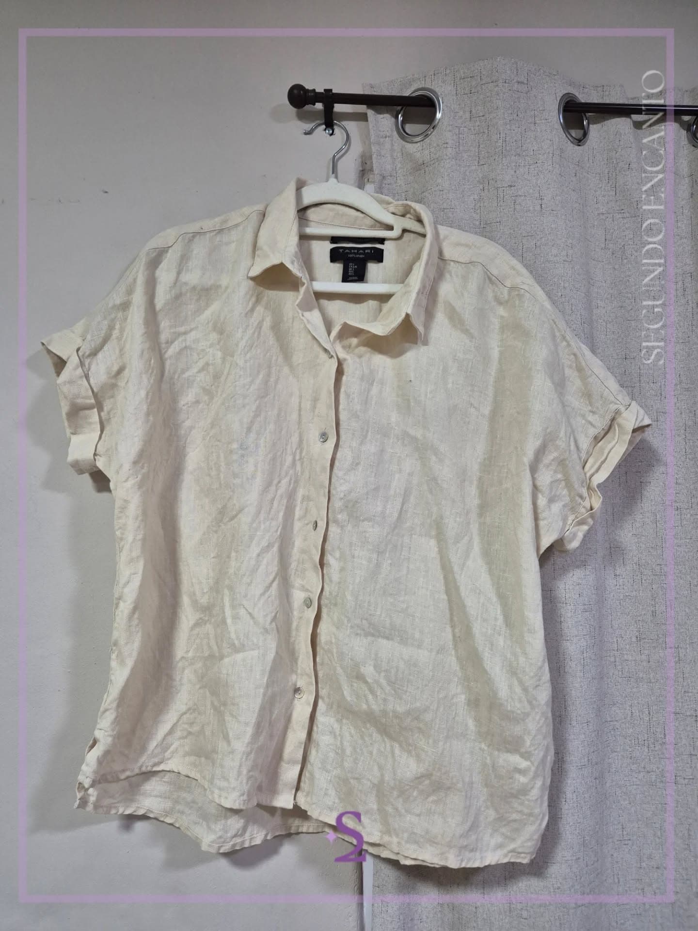 Camisa de lino L