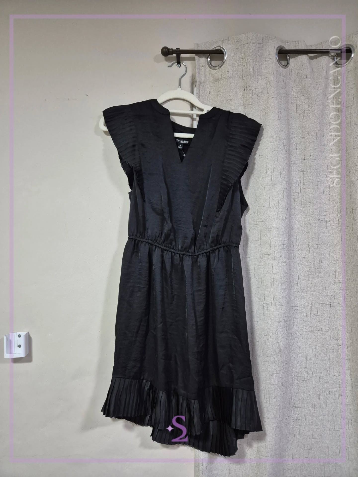 Vestido formal color negro S/M
