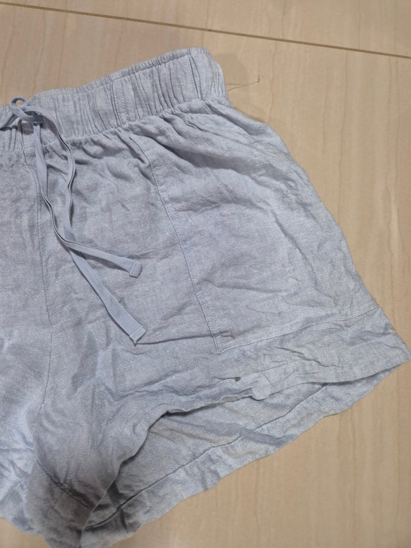 Short casual color azul S