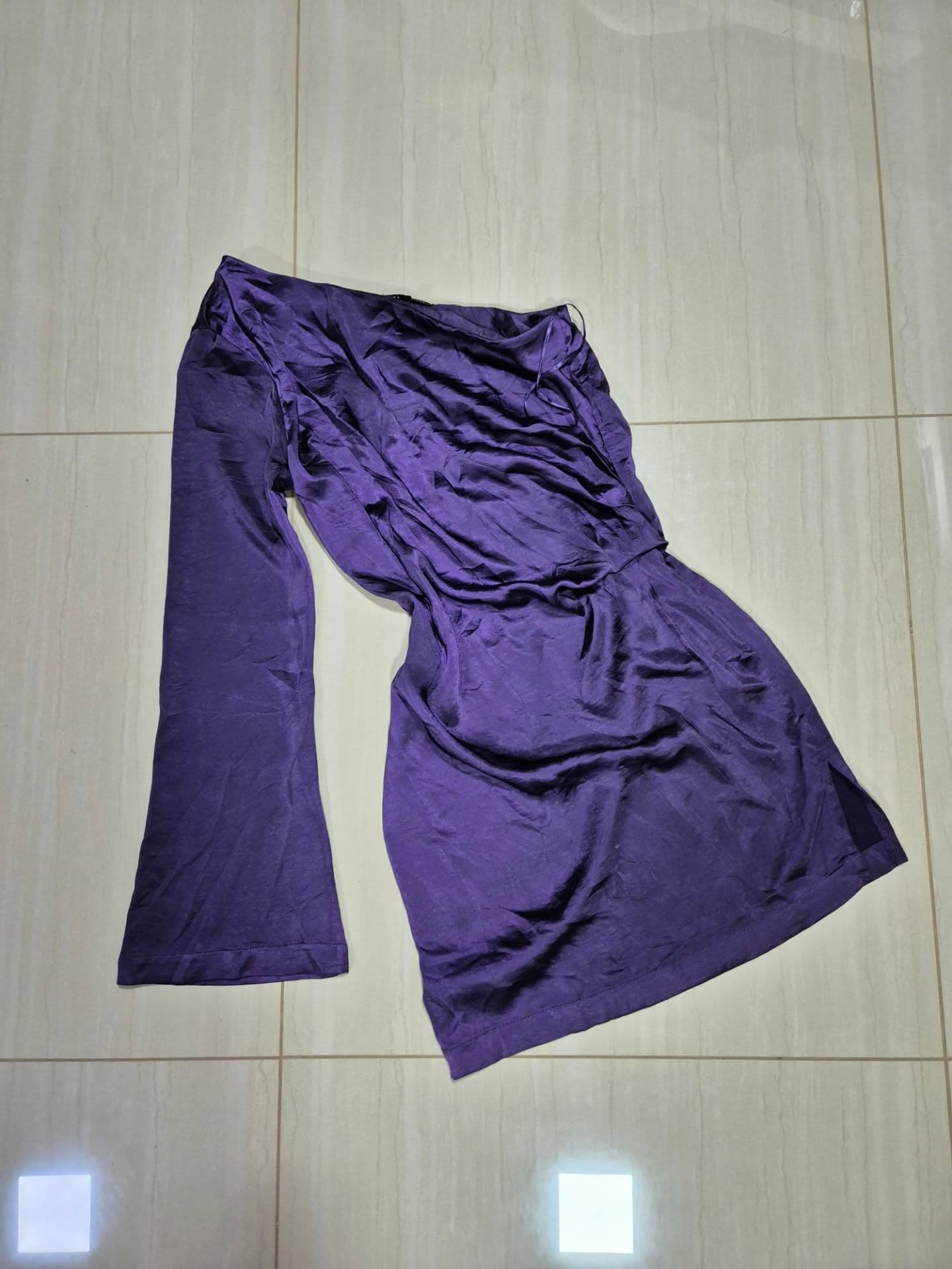 Vestido corto color morado S/M