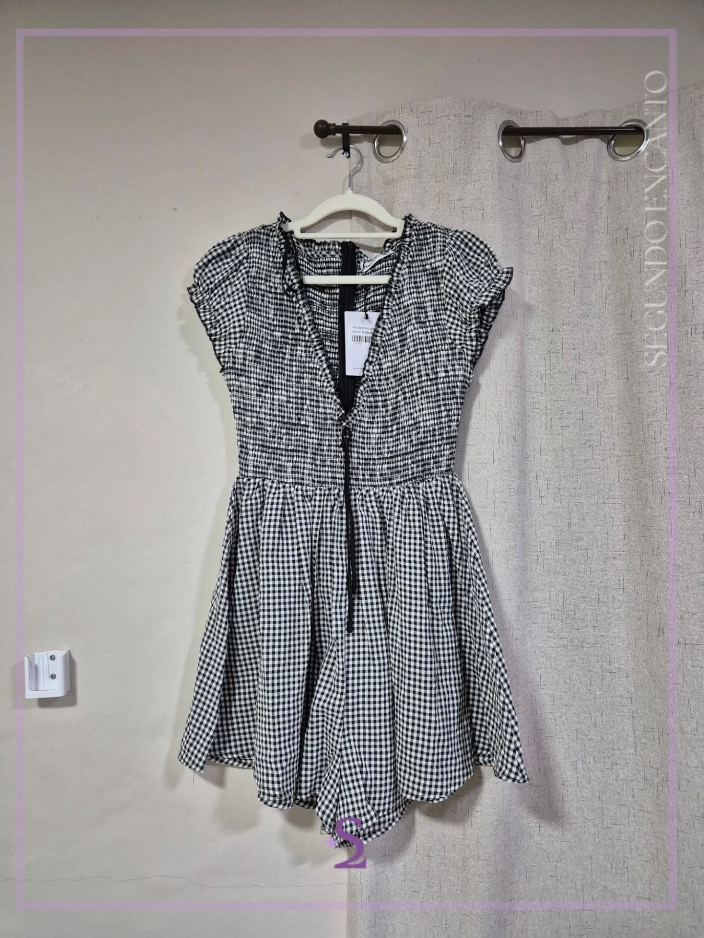 Vestido a cuadros us6 M