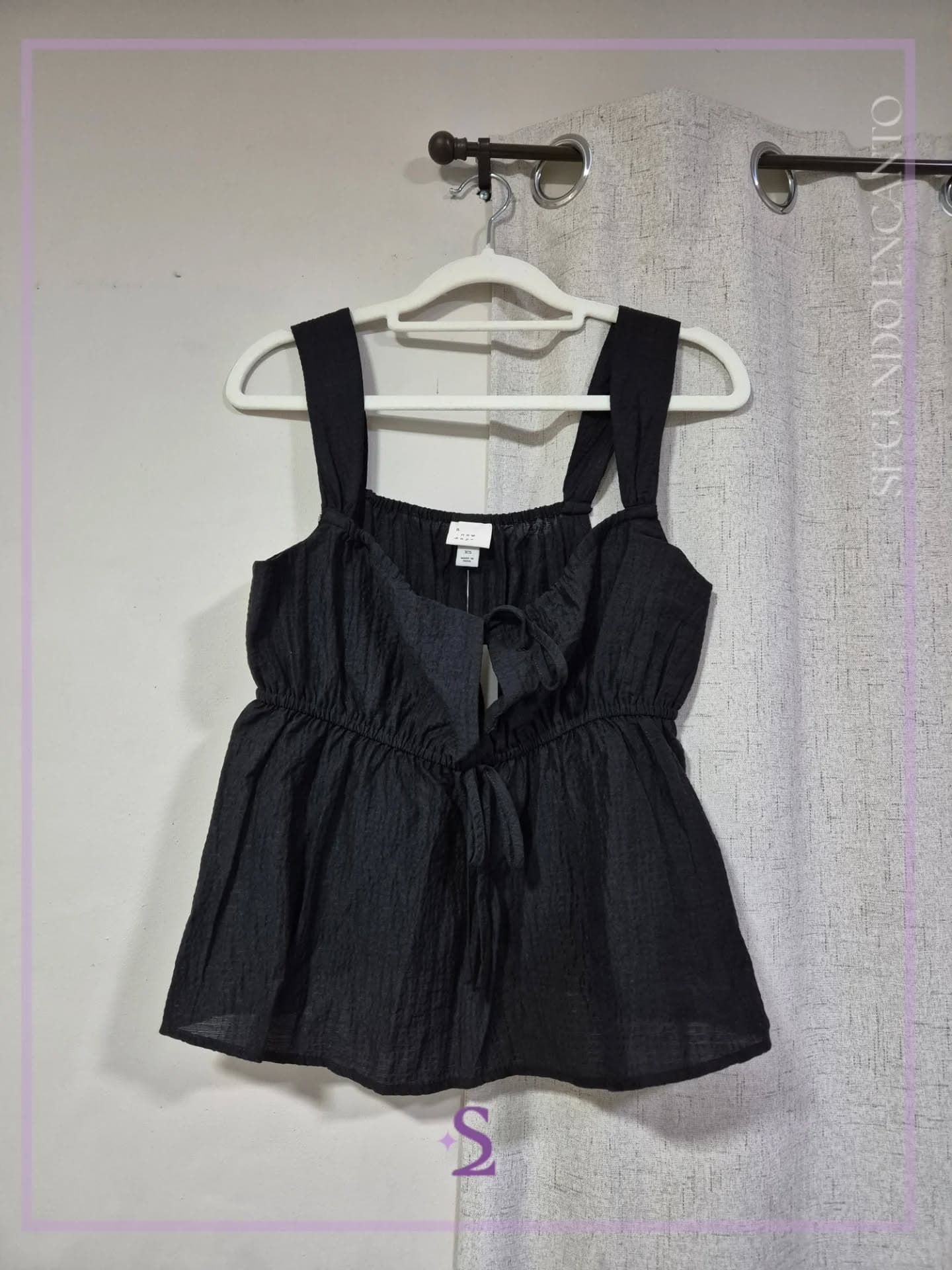 Blusa color negro S