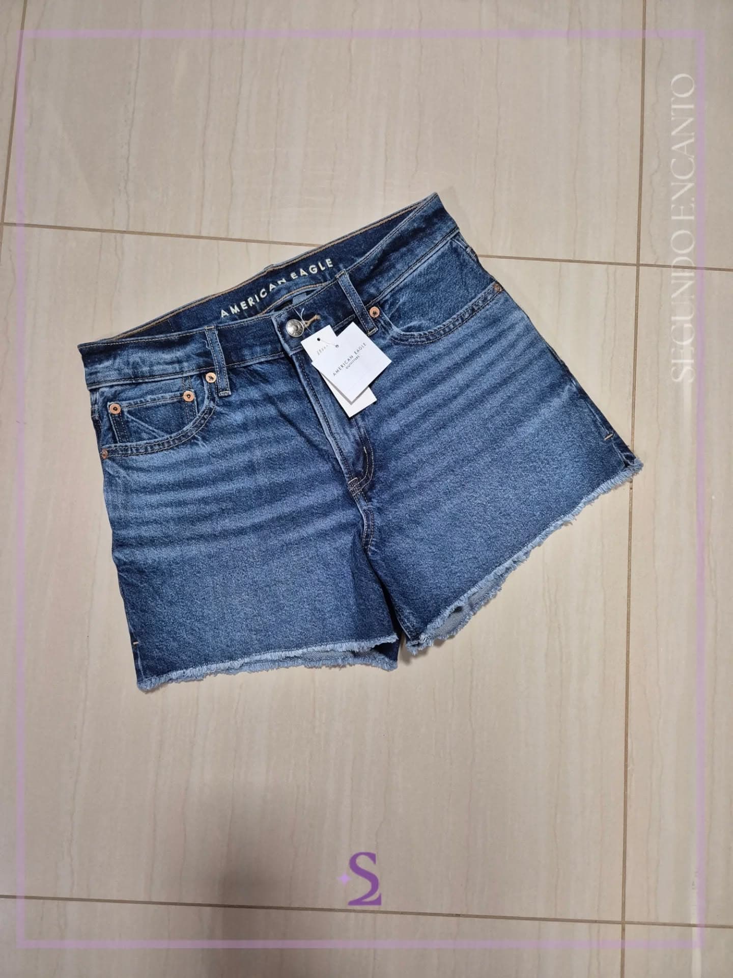 Shorts azules de mezclilla us2 M ae