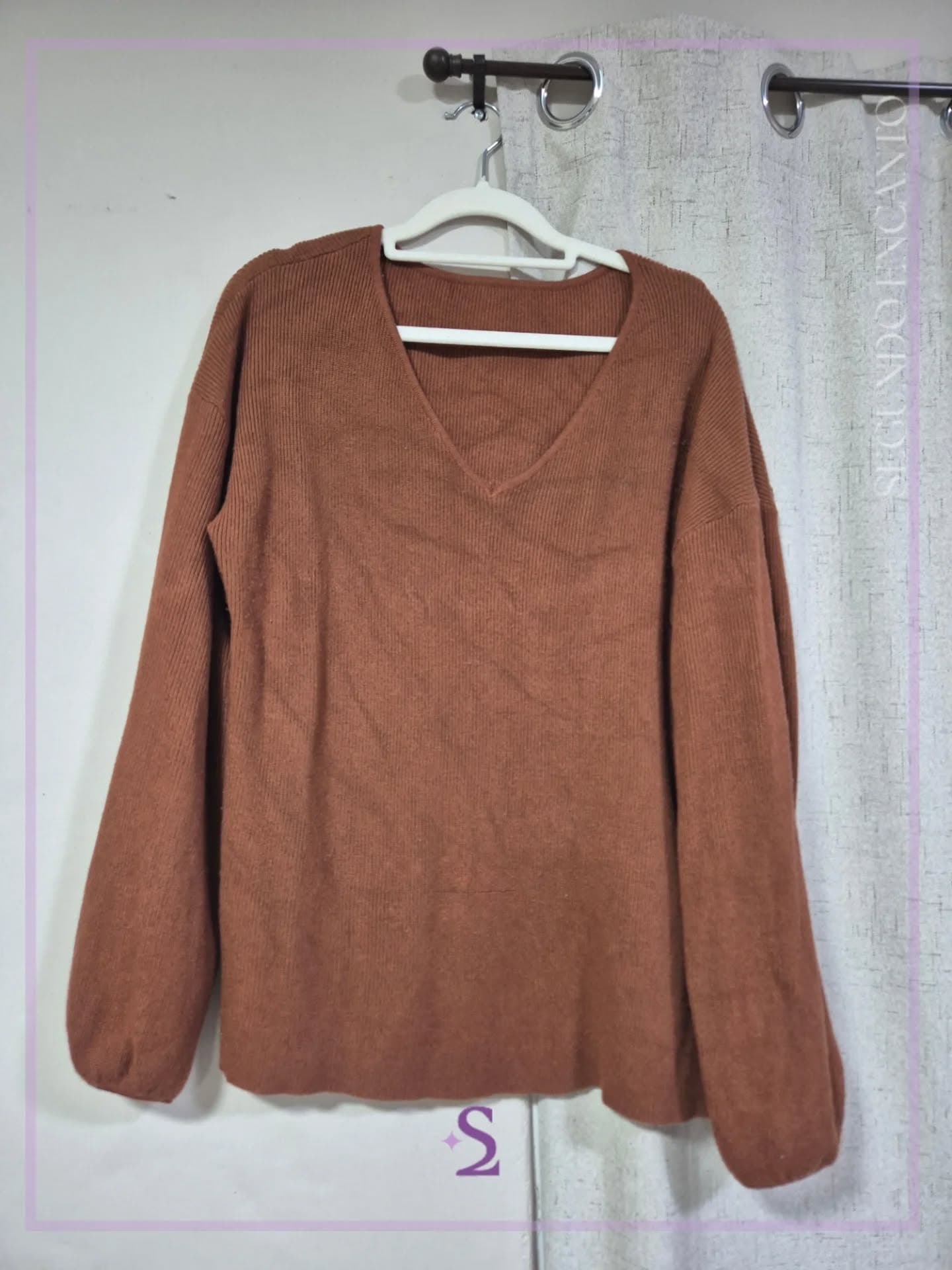 Sueter color cafe M/L