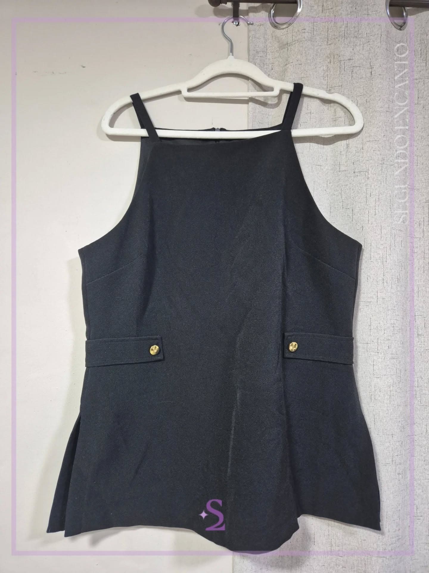 Blusa formal color negro M