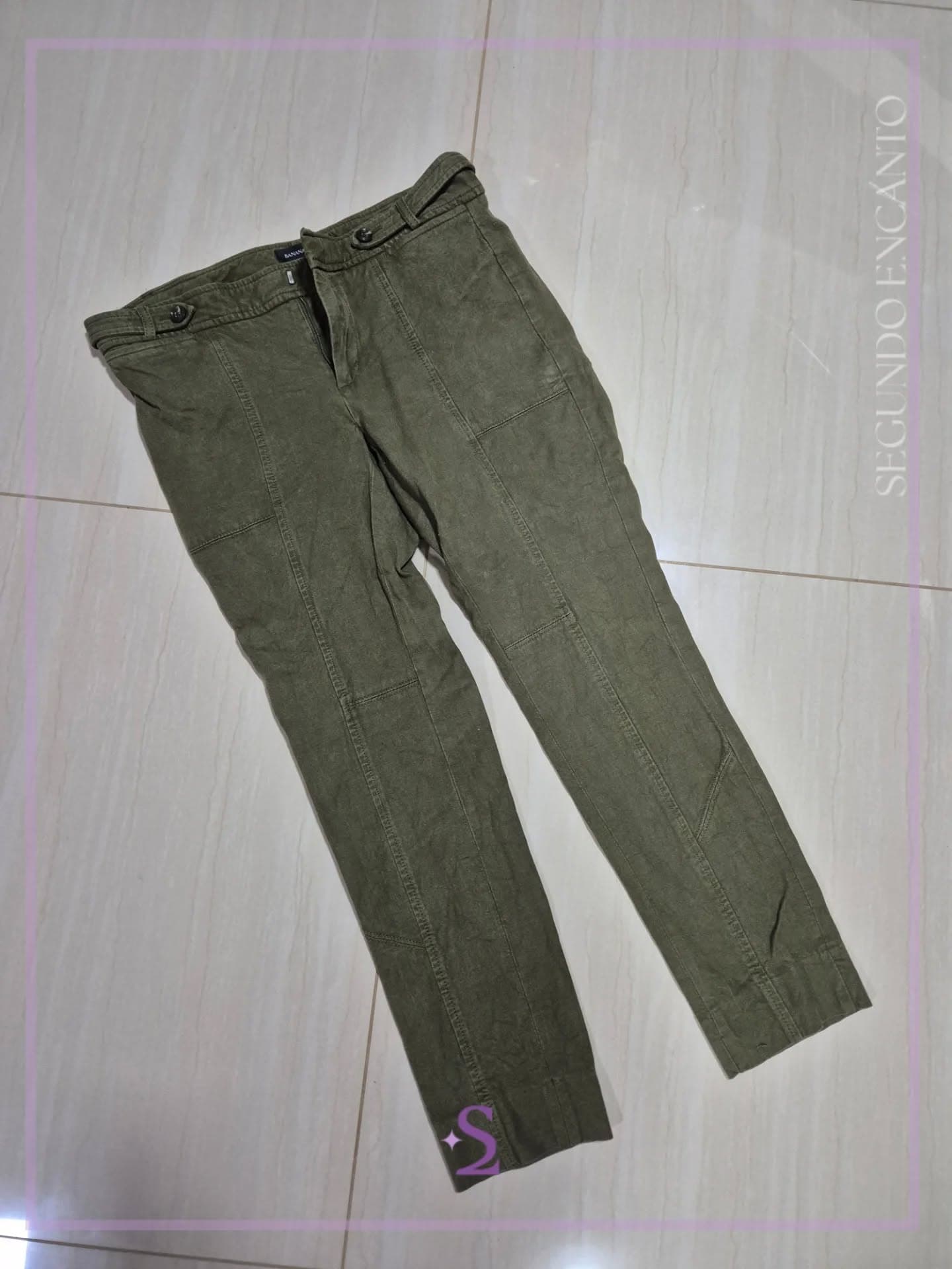 Pantalon verde S 