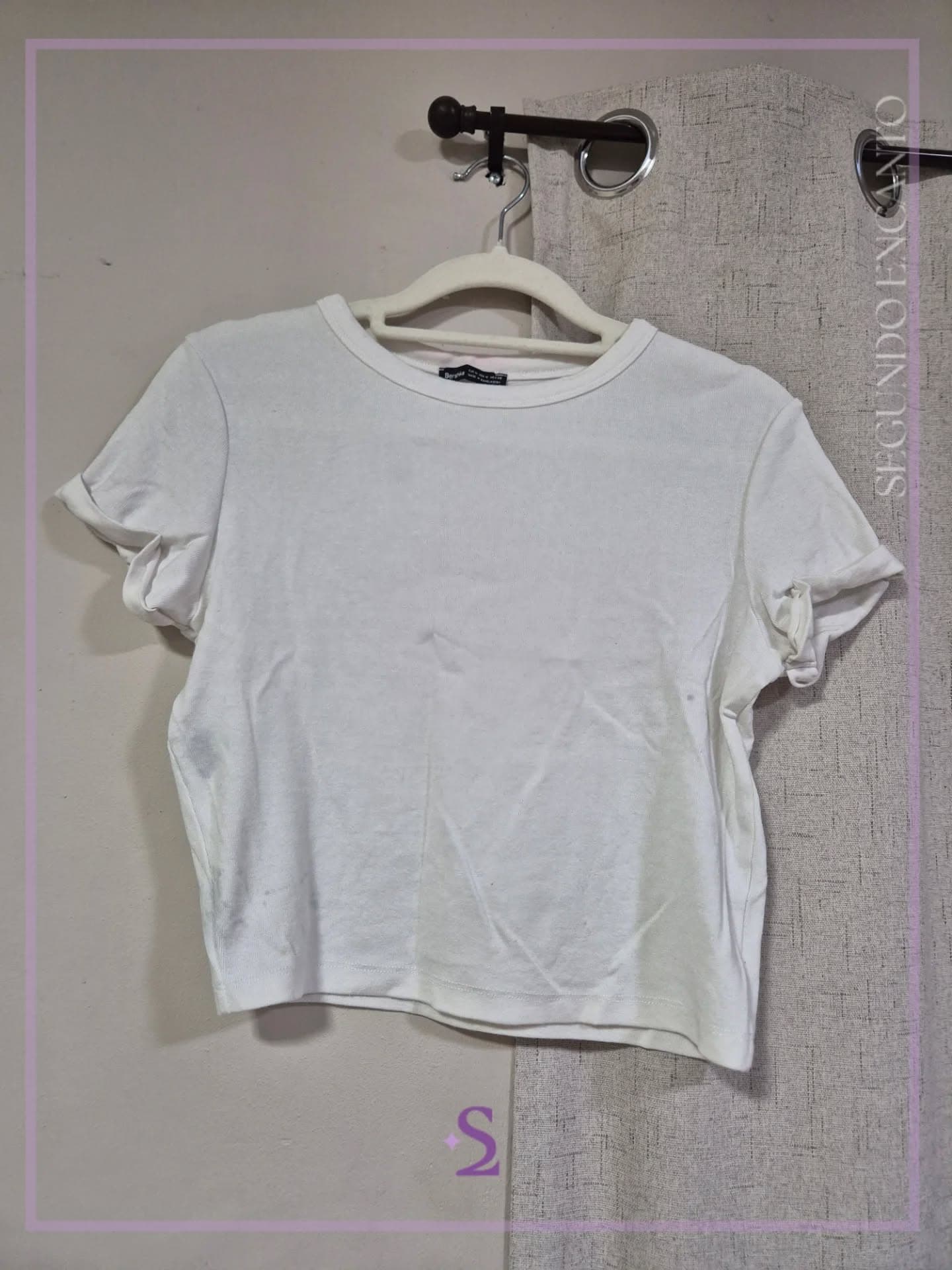 Crop top de algodon M