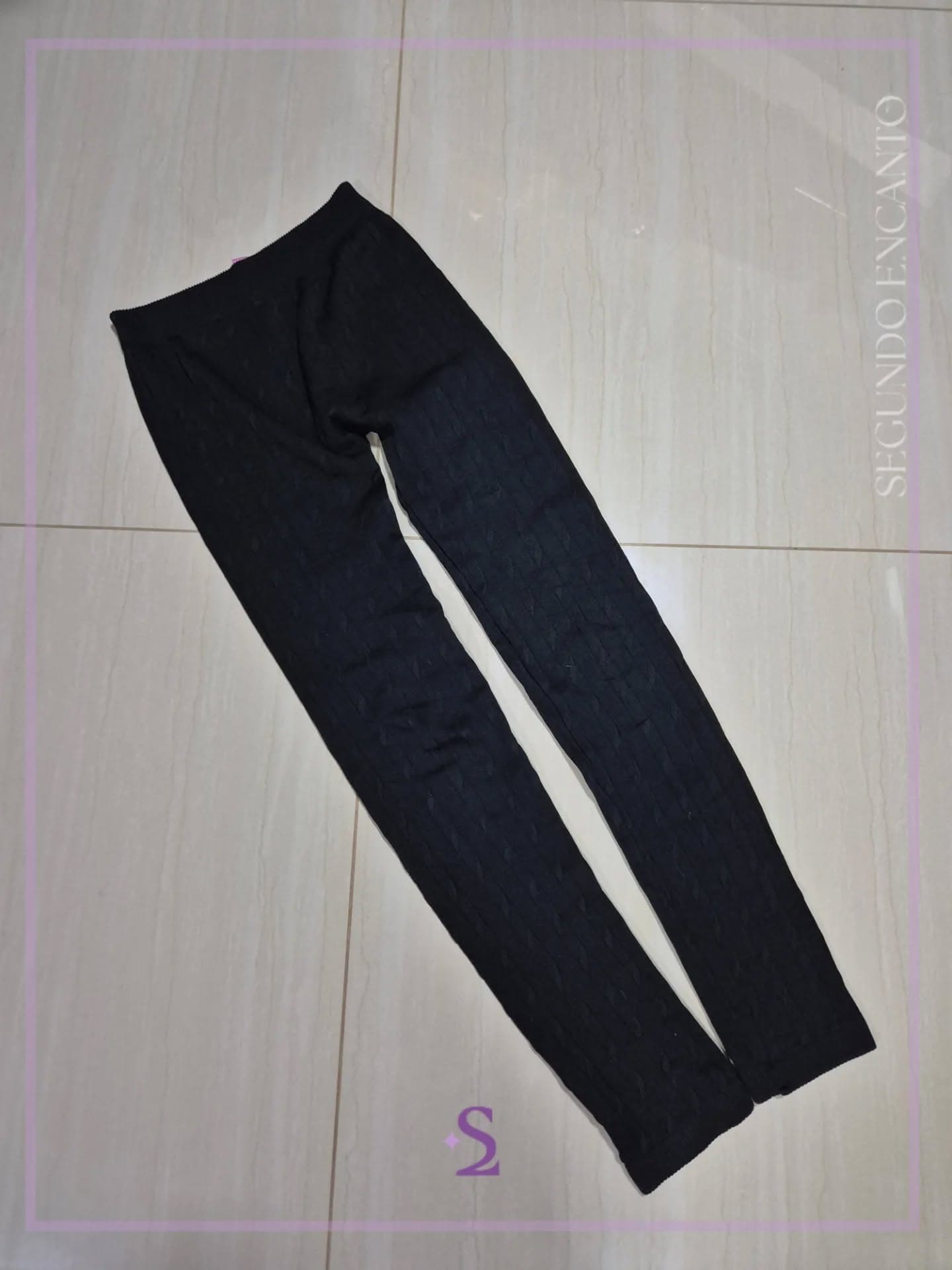 Pantalones calentadores color negro S M