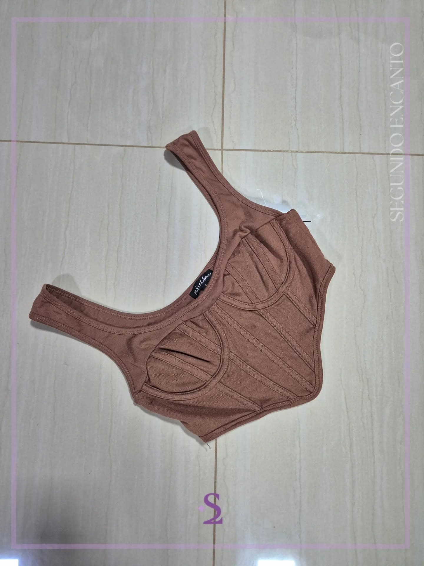 Corset color cafe S