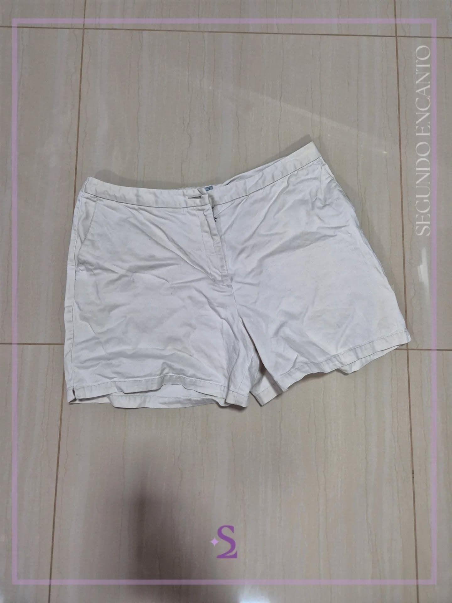 Short blanco XL