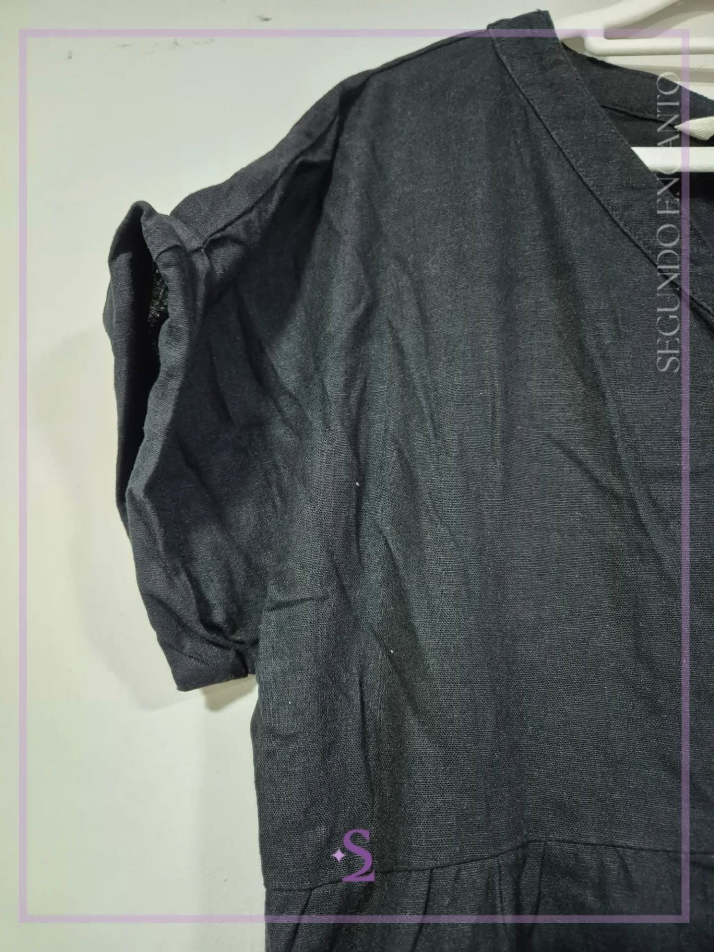 Vestido L grande 50% Lino