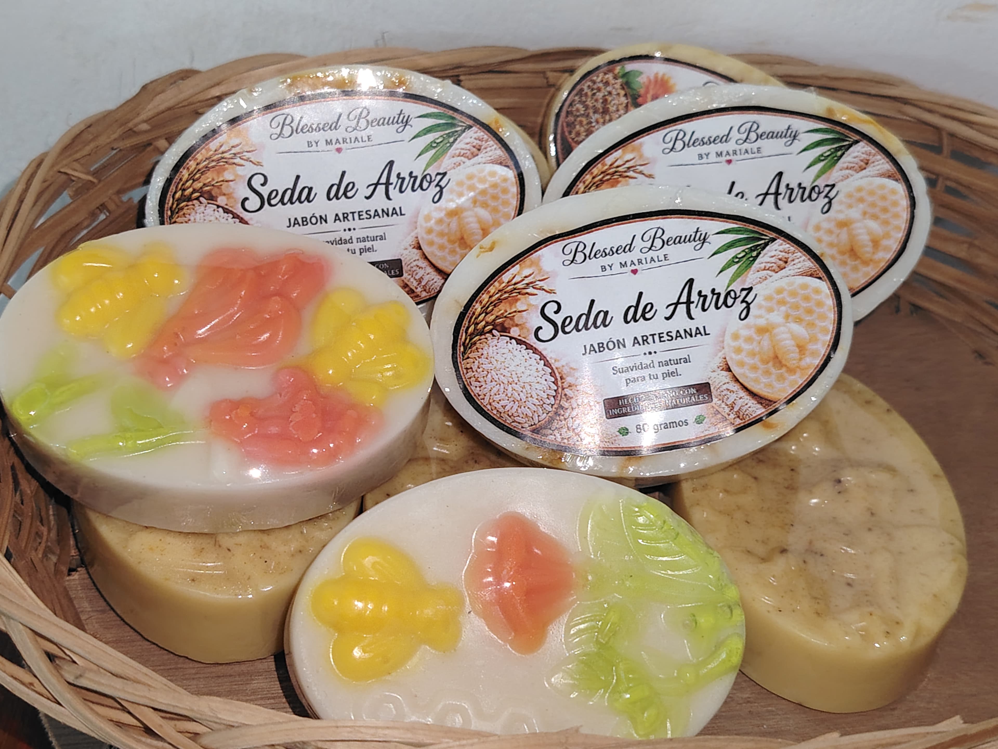 Jabón Artesanal Seda de Arroz