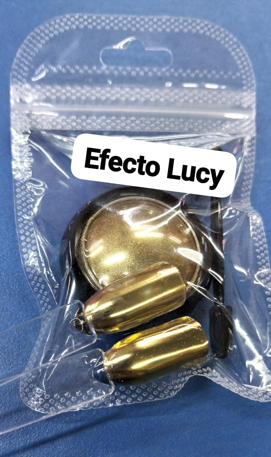 EFECTO ESPEJO ORO LUCY NAILS 