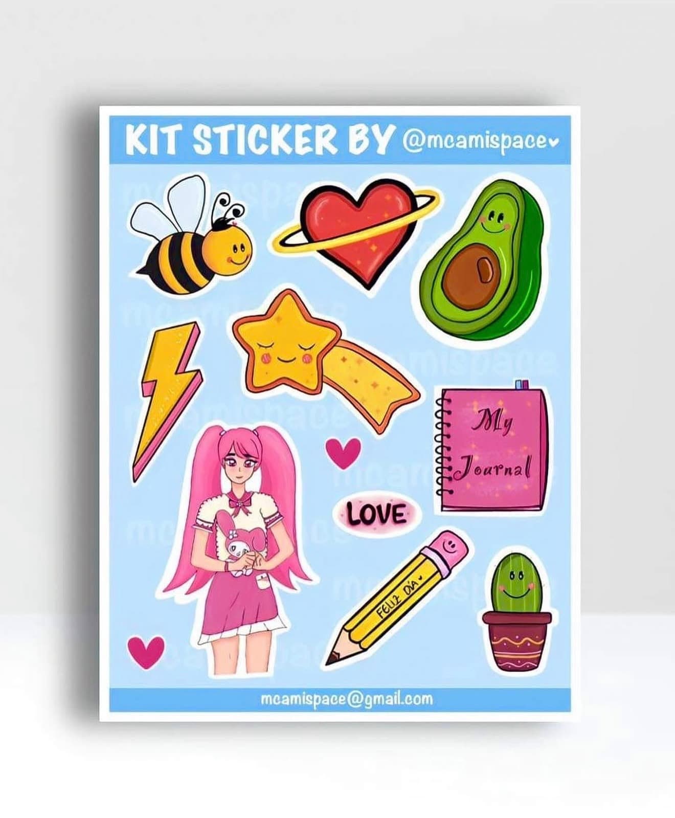 Kit sticker azul 🩵
