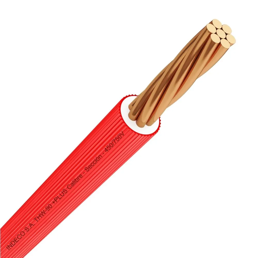 Cable THW-90 +plus 450/750V 14 AWG 100m Indeco