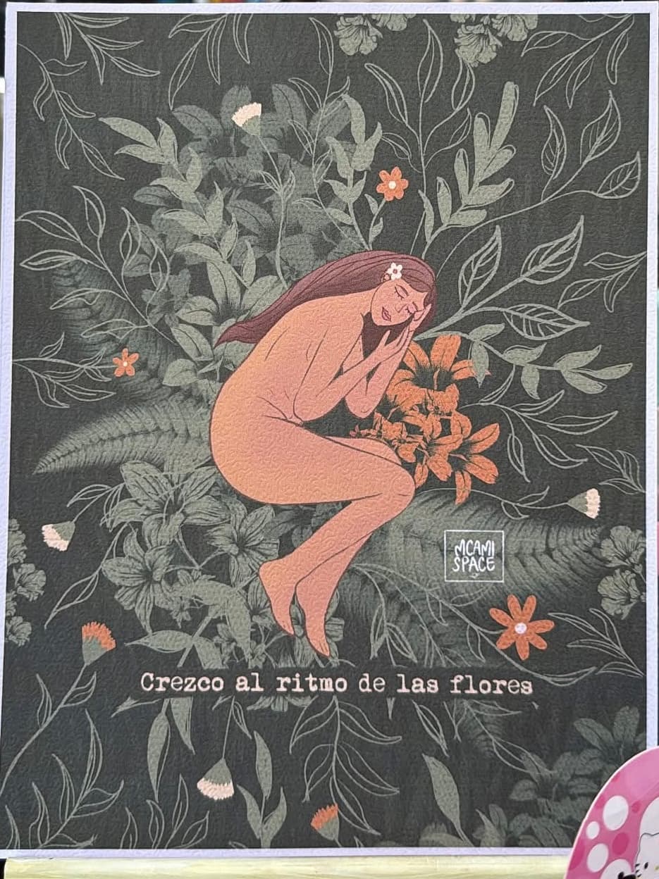 Print crezco al ritmo de la flores 🌷⭐️
