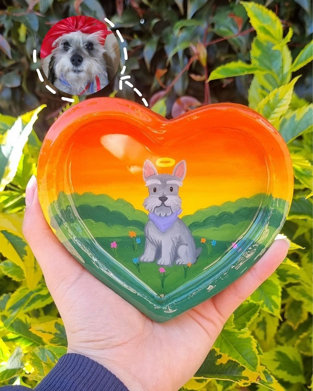 Porta Recuerdo Mascota Ilustrado