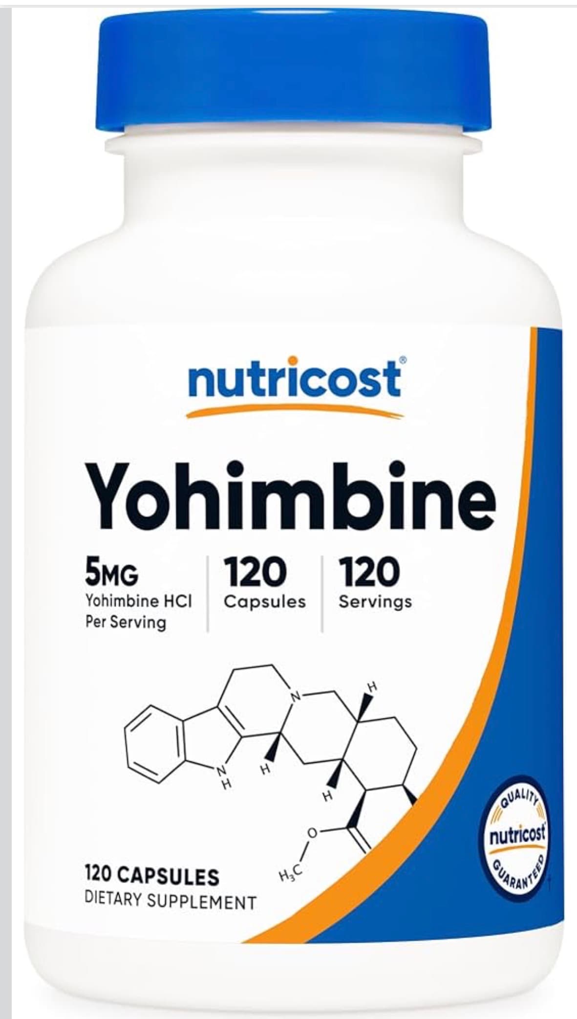 YOHOMBINE NUTRICOST 120 CAPS 5MG