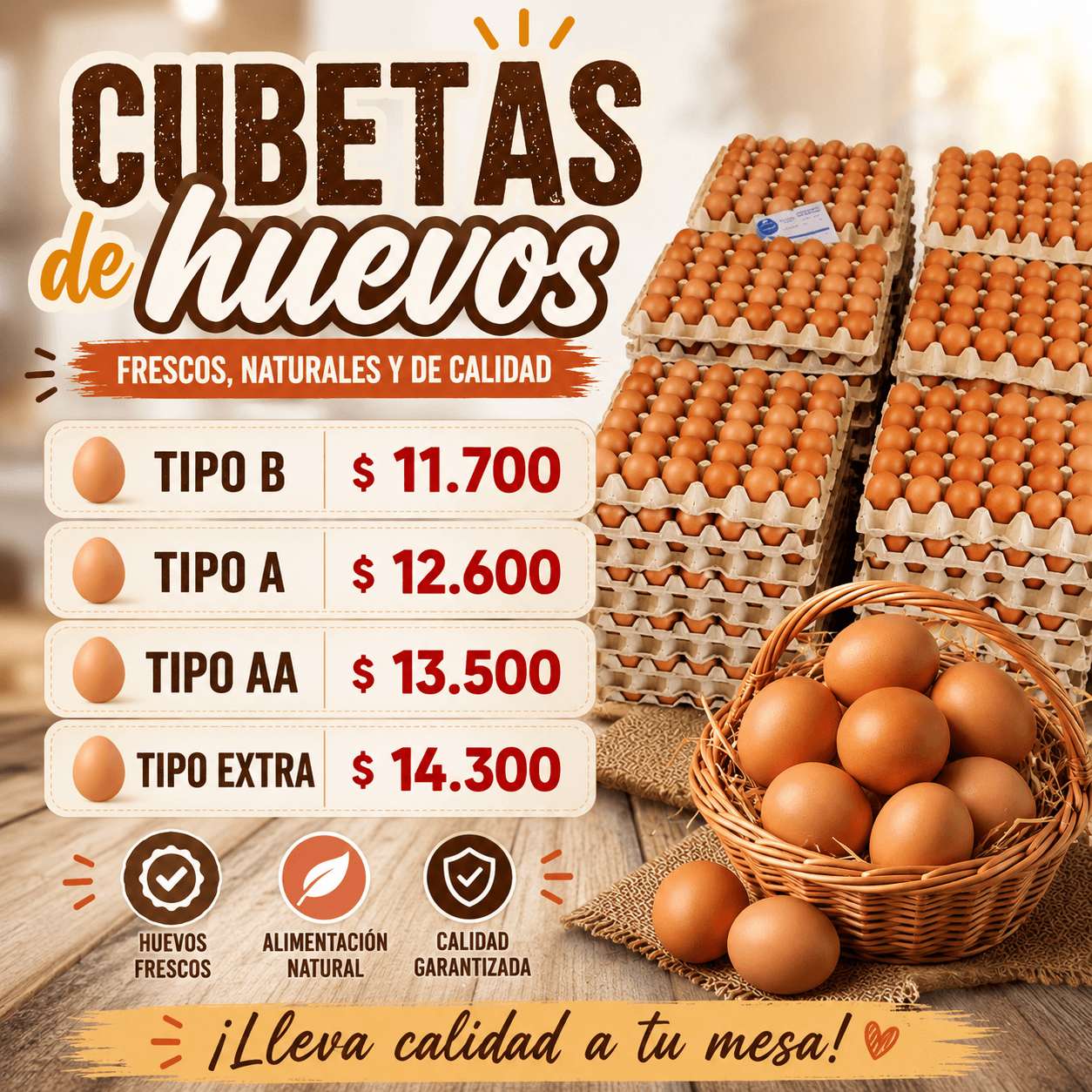 Huevos Tipo B